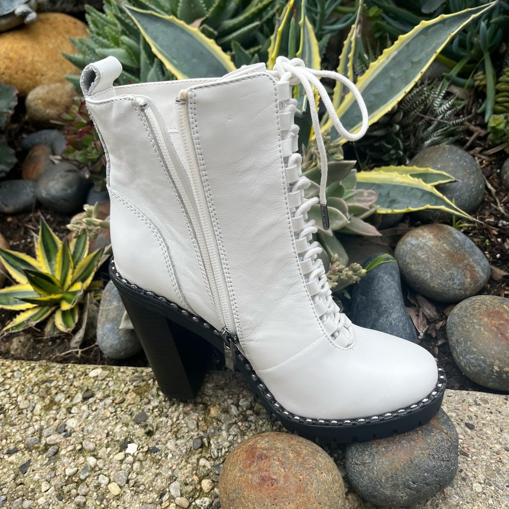 BCBG Leather Parina Lace Up Boots - Picture 6 of 15